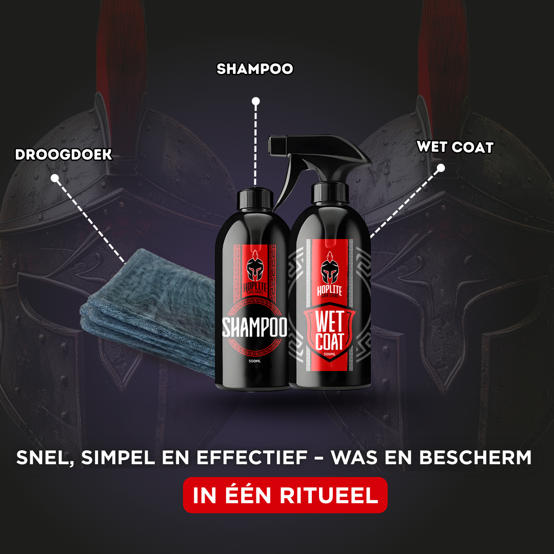 De bundel voor snelle lakverzorging onder druk